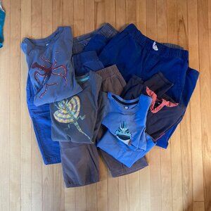 HUGE LOT of Tea Collection Clothes Boys Pants, Shorts, Long Sleeved Shirts 16